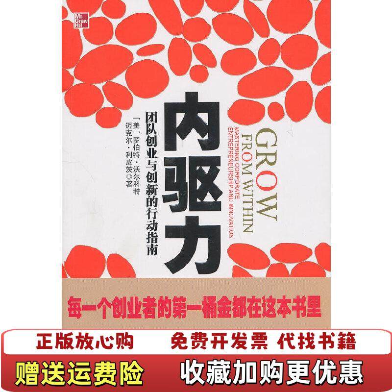 【正版图书】内驱力 团队创业与创新的行动指南美沃尔科特美利皮茨  著中华工商联合出版社9787802497382