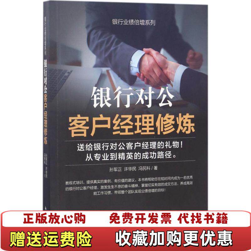 【正版图书】银行对公客户经理修炼孙军正许华民冯民科  著新世界出版社9787510462900