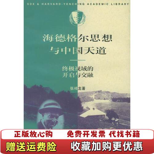 【正版图书】海德格尔思想与中国天道终级视域的开启与交融张祥龙生活读书新知三联书店9787108009043