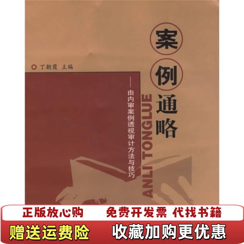 【正版图书】案例通略由内审案例透视审计方法与技巧丁朝霞 编中山大学出版社9787306026798
