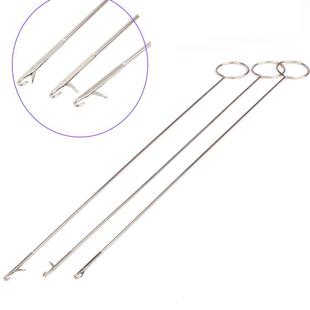 翻带器不锈钢牵绳器长反耳钩针穿带针翻里器DIY穿绳器工具 新款