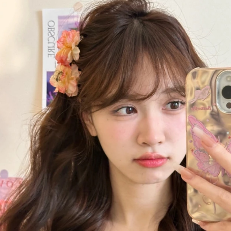 干枯玫瑰花朵小抓夹森系百搭