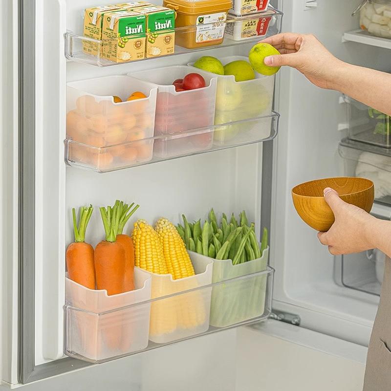 冰箱側門收納盒分裝整理神器塑料