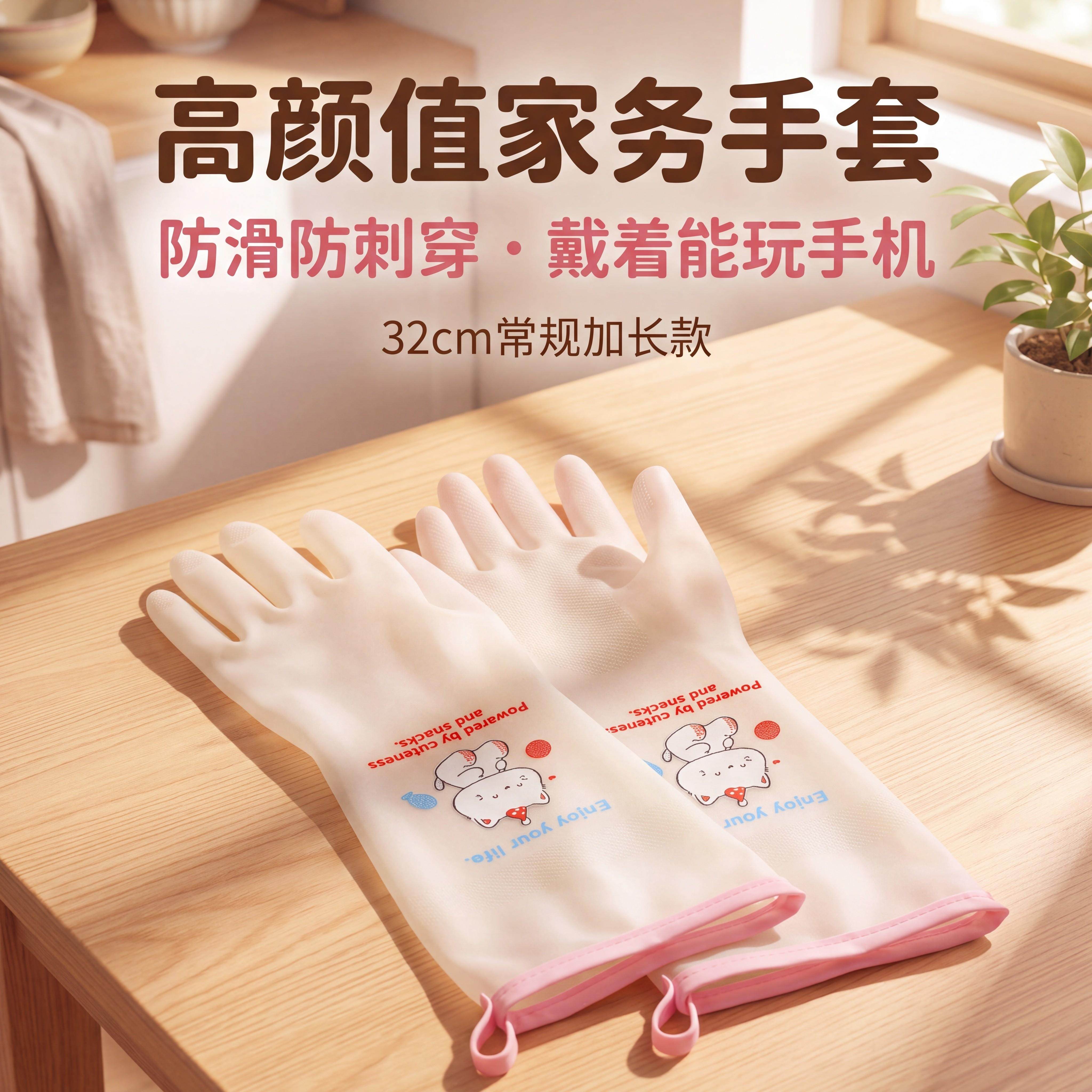 丁腈手套家务清洁洗碗厨
