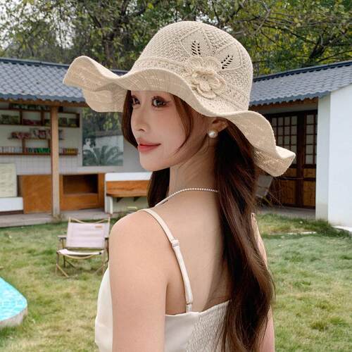 新款夏季防晒可折叠渔夫帽女