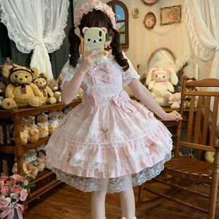 YoYo酱原创设计Lolita洋装doll感jsk洛丽塔吊带连衣裙夏季