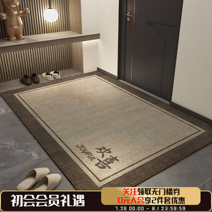 高级感入户门地垫进门脚垫子入户地毯大门口进户家用入门门垫门外