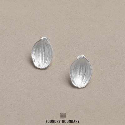 FOUNDRY BOUNDARY石榴果核耳钉小号