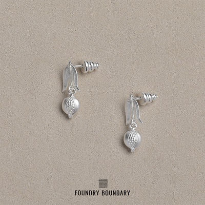 FOUNDRY BOUNDARY石榴枝叶果实小耳坠