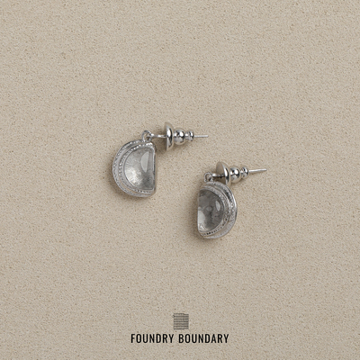 FOUNDRYBOUNDARY半岛镶嵌耳钉