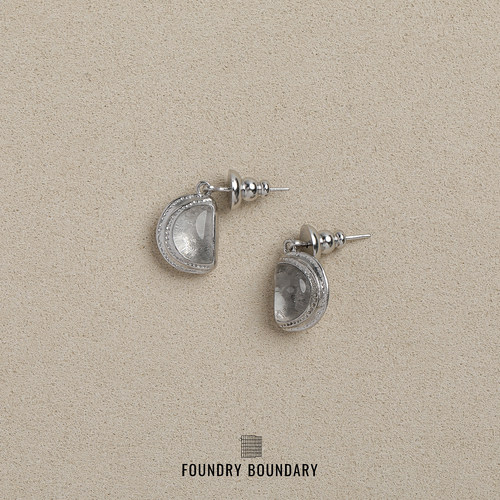 FOUNDRYBOUNDARY半岛镶嵌耳钉