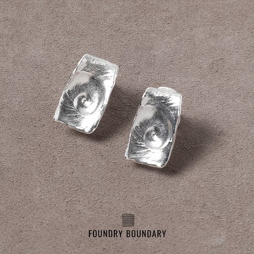 FOUNDRY BOUNDARY涡旋图形耳钉
