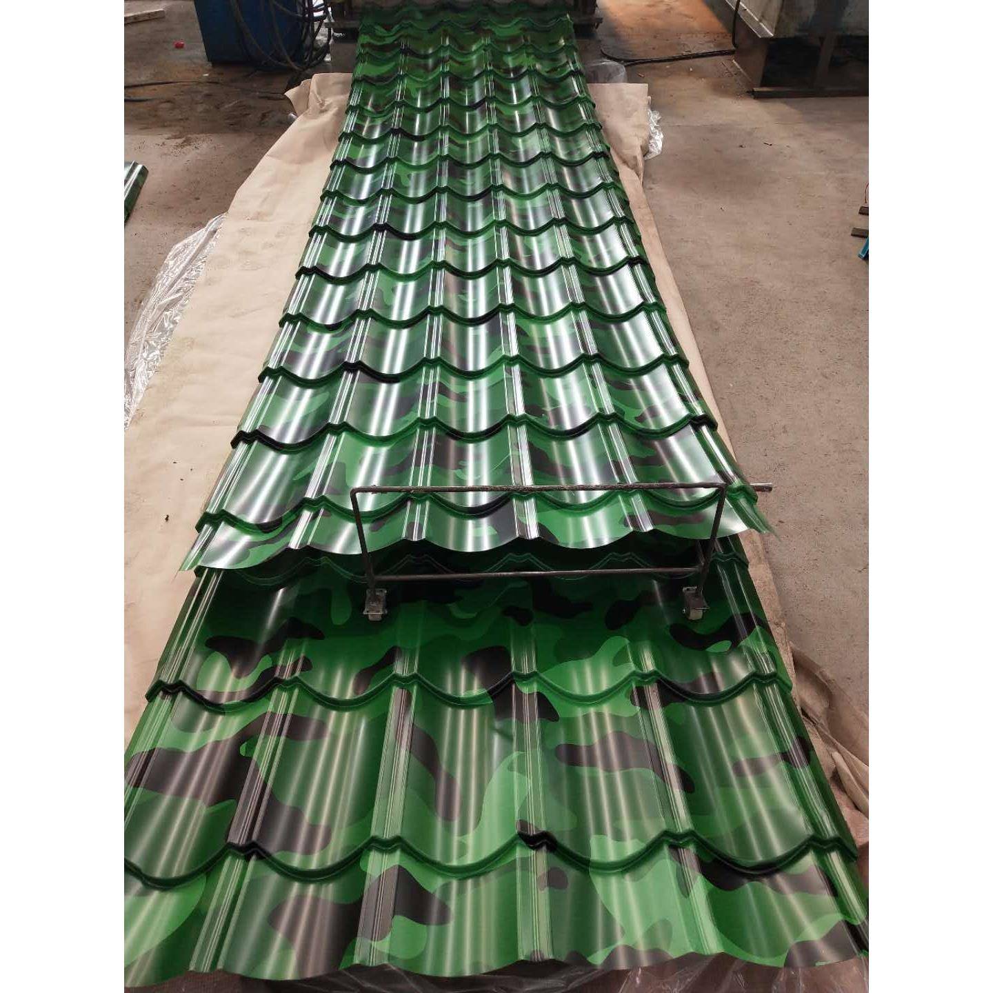 出口彩钢瓦镀锌彩钢波浪瓦镀锌彩钢波纹板仿古瓦琉璃瓦出口