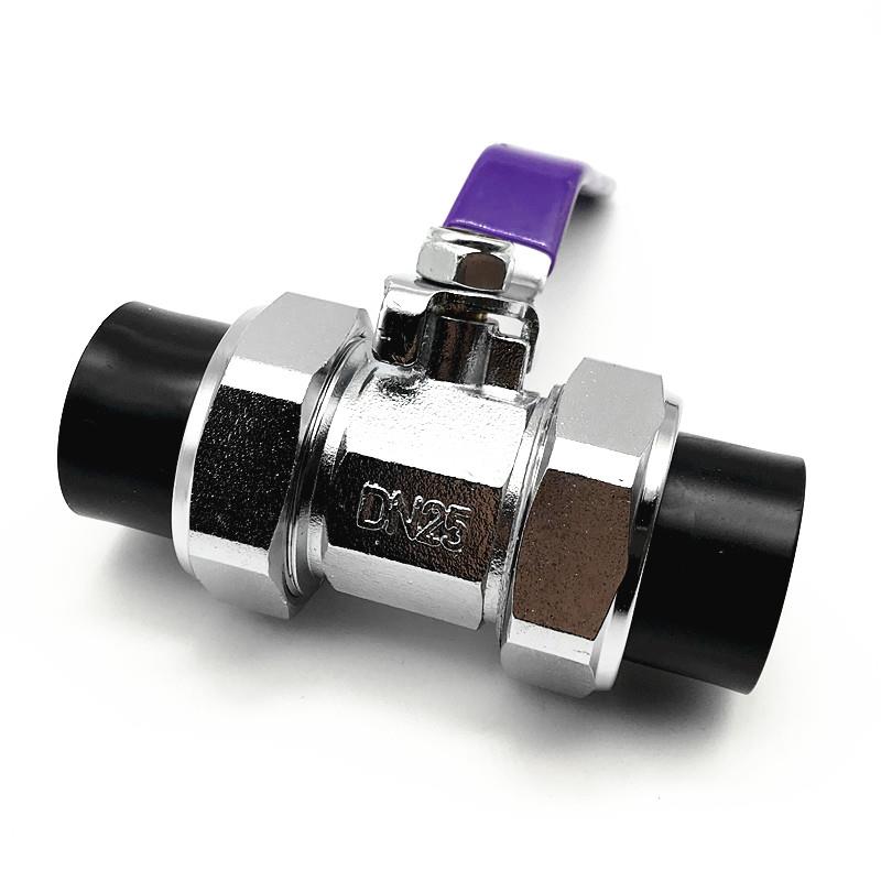 PE不锈钢双活接球阀20 25 32全铜闸阀阀门开关5063 75 90水管配件