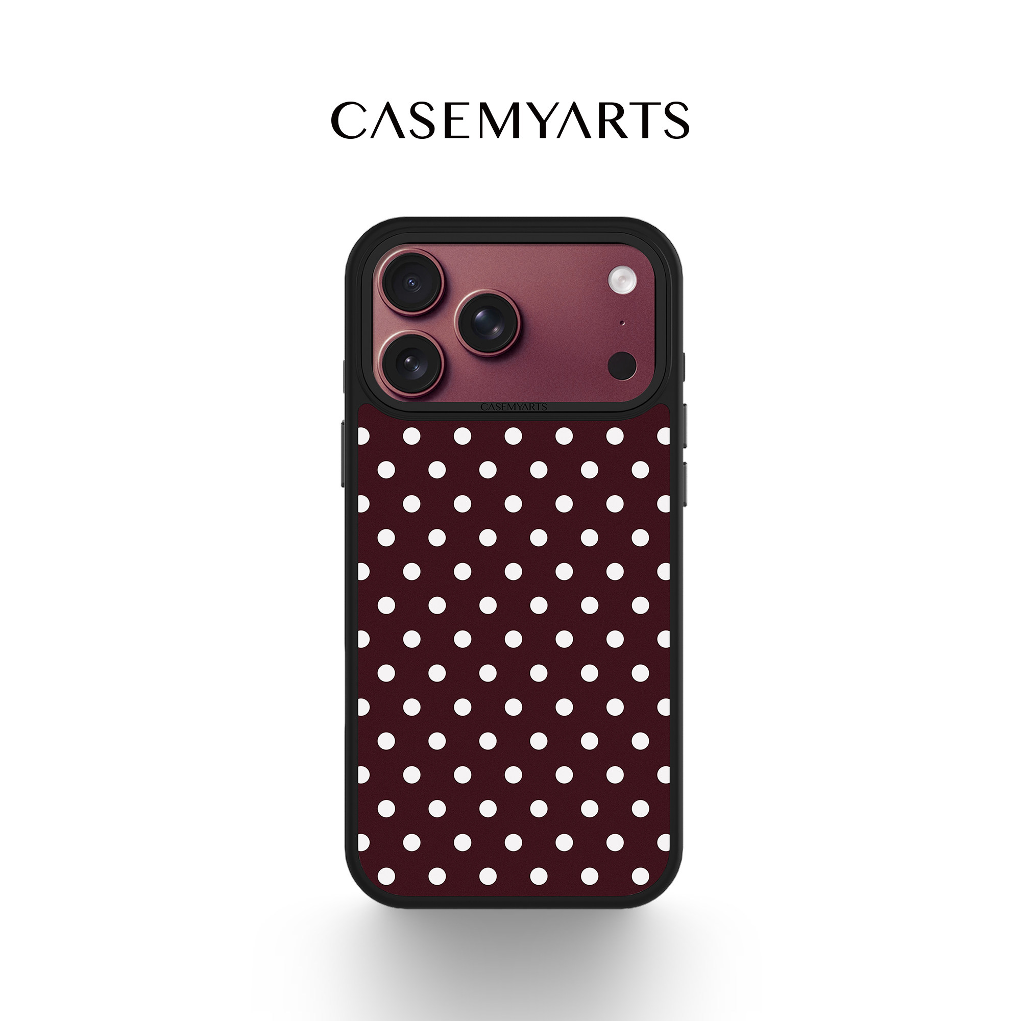 CASEMYARTS勃艮第红系列轻薄防摔磁吸苹果手机壳iPhone17/16/15/Pro/Max