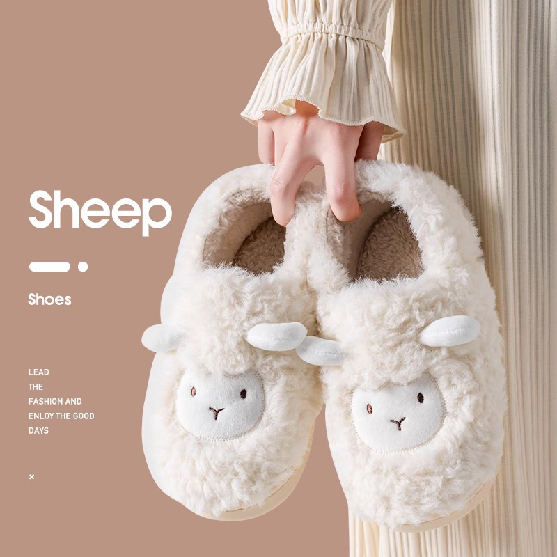 棉拖鞋女士冬季2025新款室内家居情侣可爱秋冬毛绒加厚棉拖家用男