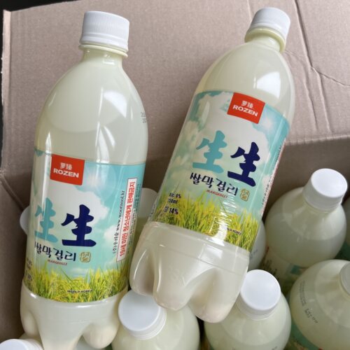 韩国进口罗臻生生米酒750ml瓶大米发酵酒韩式玛格丽风味特色饮料