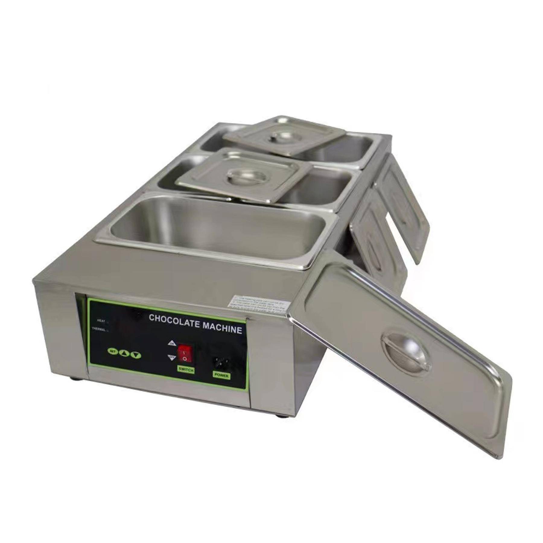 三缸FCM-3T全不锈钢巧克力融化炉恒温保温融化巧克力12KG大容量