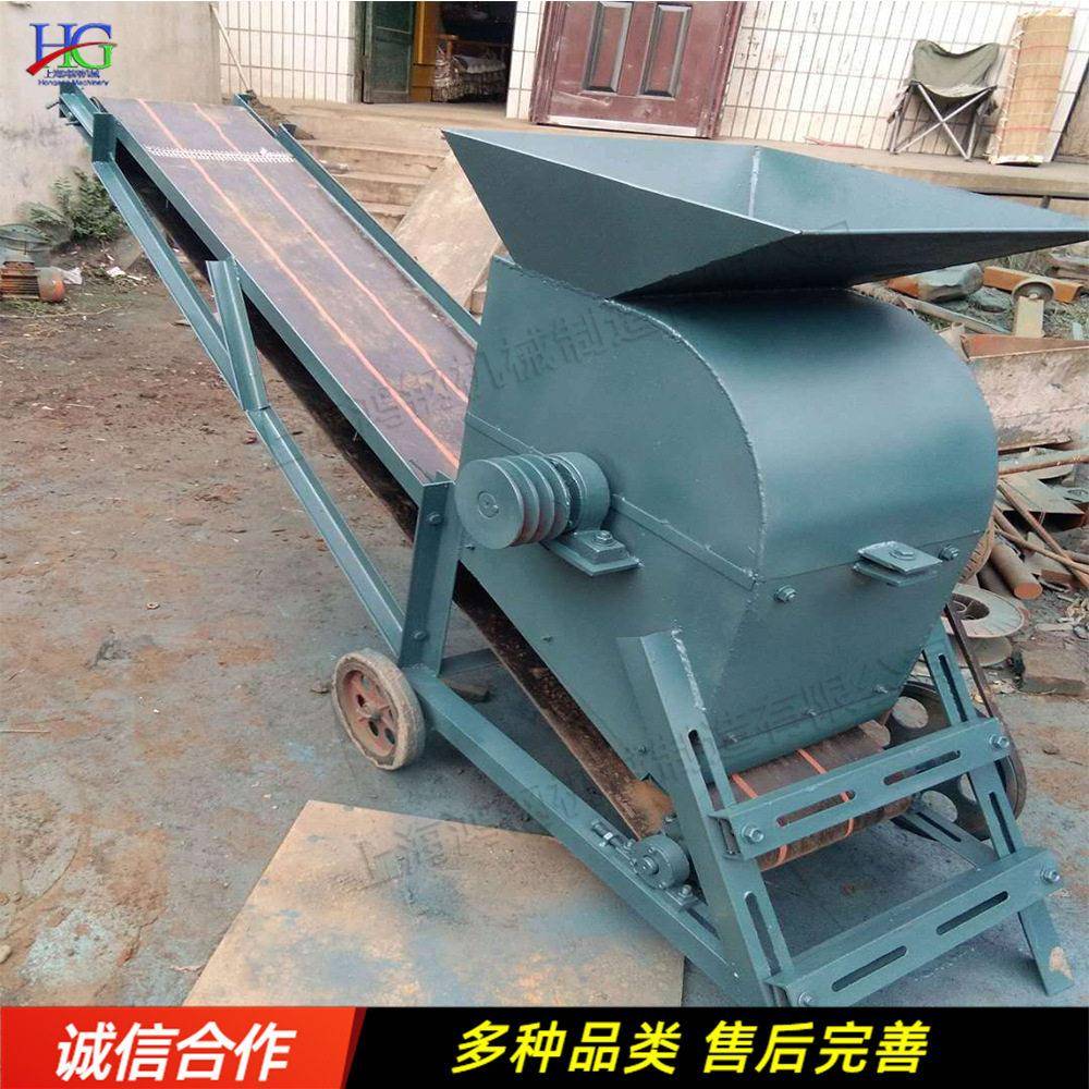 小型移动土壤粉土机有机料结块豆饼豆渣粉碎设备育秧碎土机