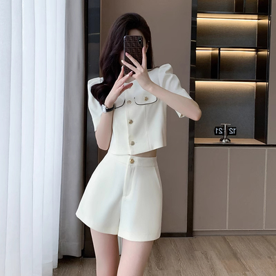 小个子洋气穿搭时尚套装夏季