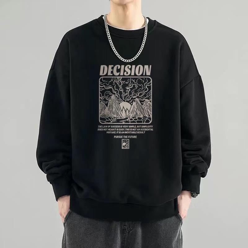 潮牌春秋季男士卫衣休闲女