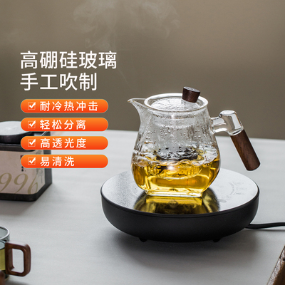 四方六角木璃泡茶壶耐热玻璃