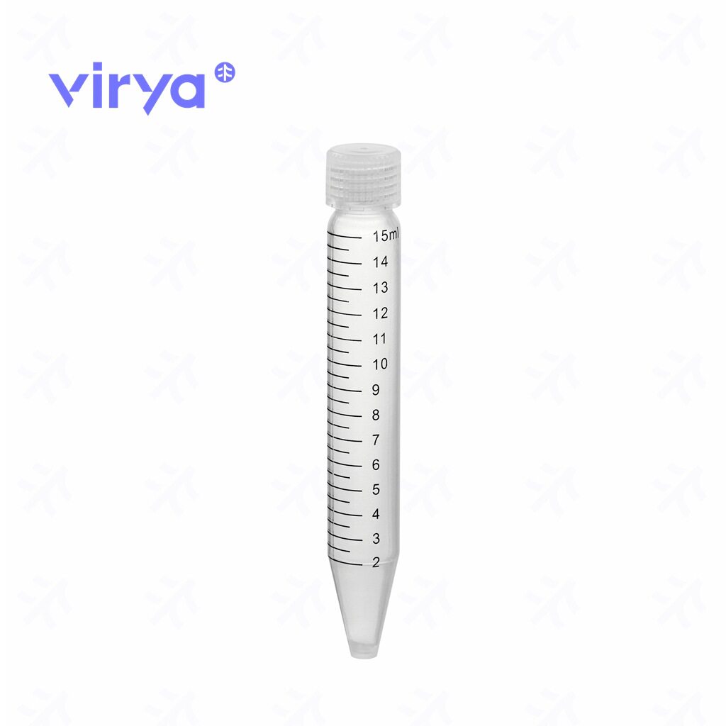 VIRYA维尔亚 无金属高速离心管 15ml/50ml 高透明，黑色刻度线