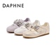 水钻德训鞋 女舒适圆头轻便时尚 百搭休闲阿甘鞋 达芙妮2026春季