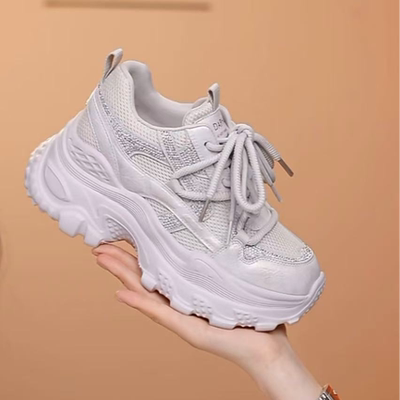 达芙妮2026新款厚底增高老爹鞋女潮流时尚ins百搭款运动休闲女鞋