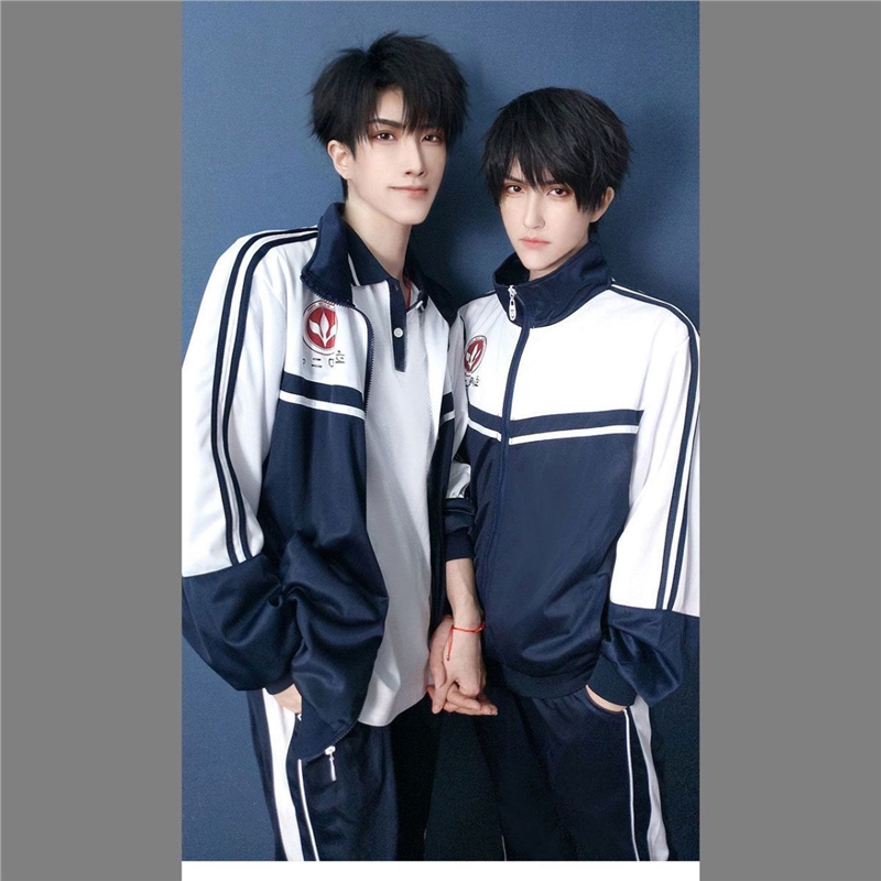 伪装学渣cos贺朝谢俞朝俞同款校服cosplay服装立阳二中