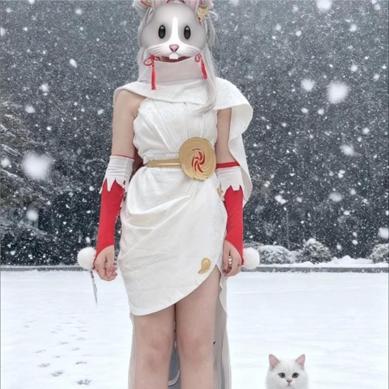 公孙离祈雪灵祝cos服阿离cos服王者cos服装女古风全套学生版