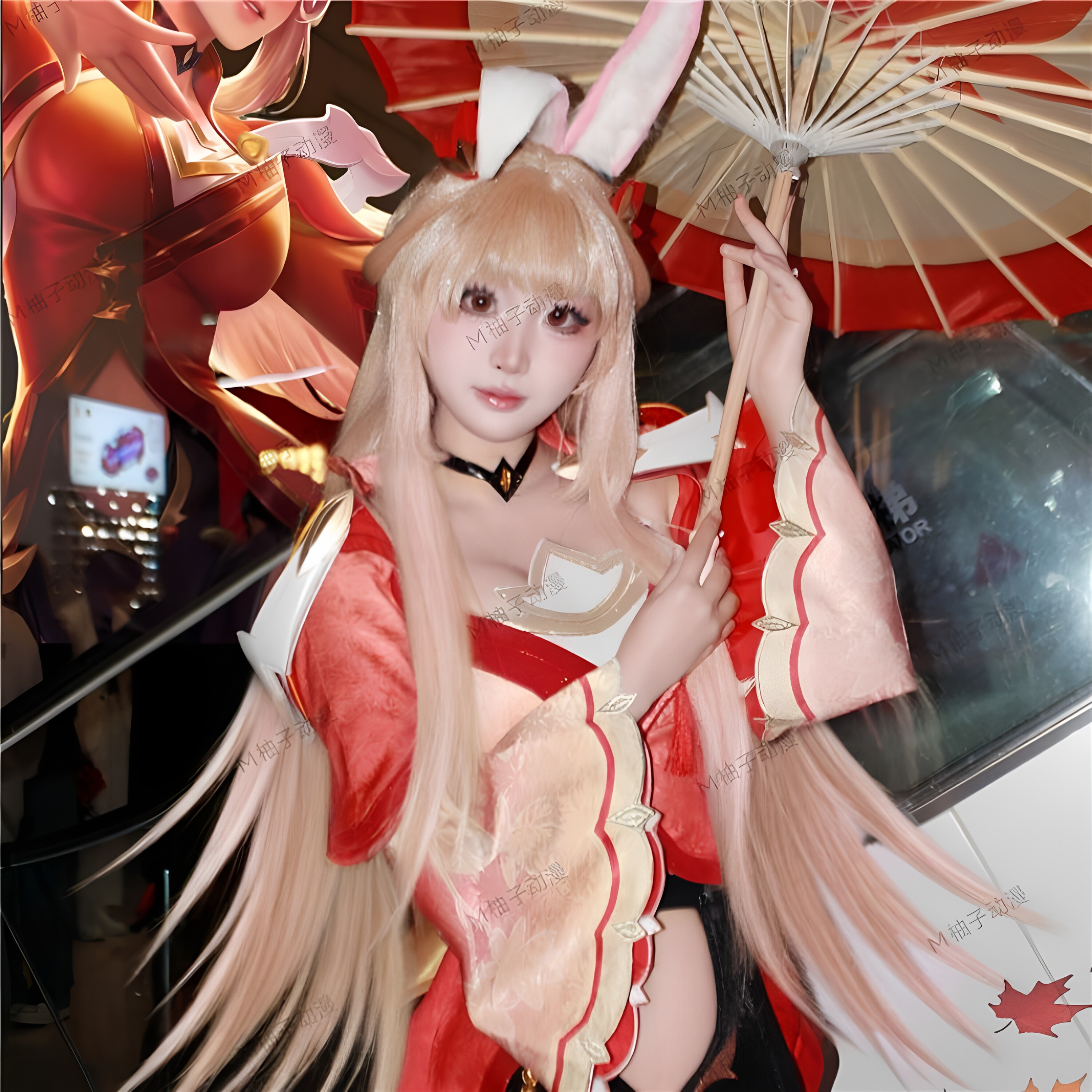 王者荣耀cos服公孙离原皮幻舞玲珑cosplay游戏服装c服兔耳女装