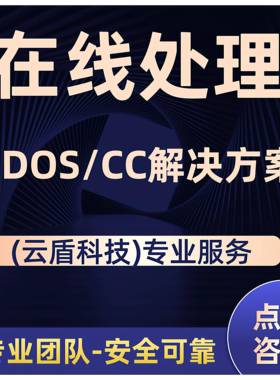 DDos攻击服务防御、网站游戏服务器、防御ddos攻击测压漏洞扫描