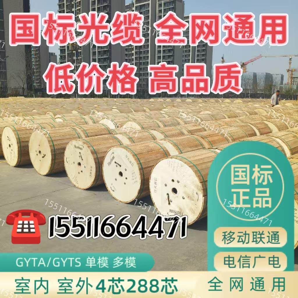 GYTA53国标光缆四芯12芯24芯48芯72芯96芯144芯288芯铠装架空光纤