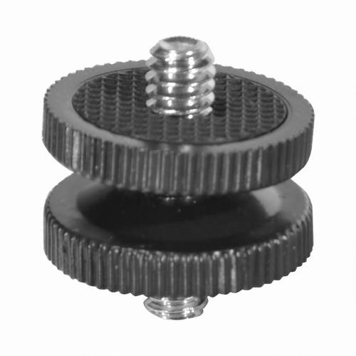 1/4转换双头适配器平移/倾斜连接三脚架相机螺丝手机直播支架固定螺母6mm