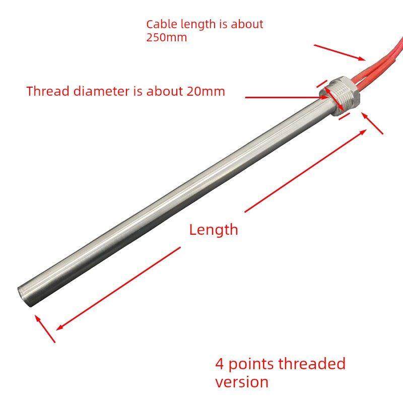 4分6分1寸螺纹单头加热棒大功率不锈钢暖气片导热烧油水箱电热管,五金/工具,电热管,淘宝优惠券,粉丝福利购,淘宝优惠卷