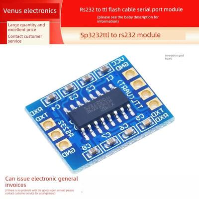 Rs232 Sp3232 Ttl转Rs232模块Rs232转Ttl闪光线串口模块浸金板