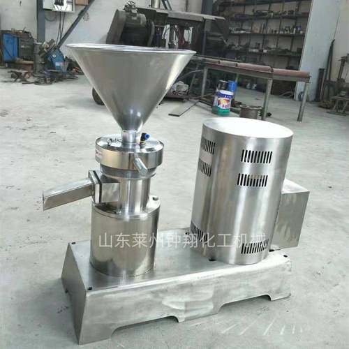 食品级不锈钢小型研磨设备花生酱杏仁酱果酱立式胶体磨
