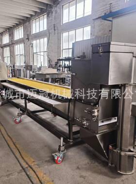 商用雪鸡柳上NBC糠机全自肉条花上糠设动备 柳条撒面包鸡片机器厂