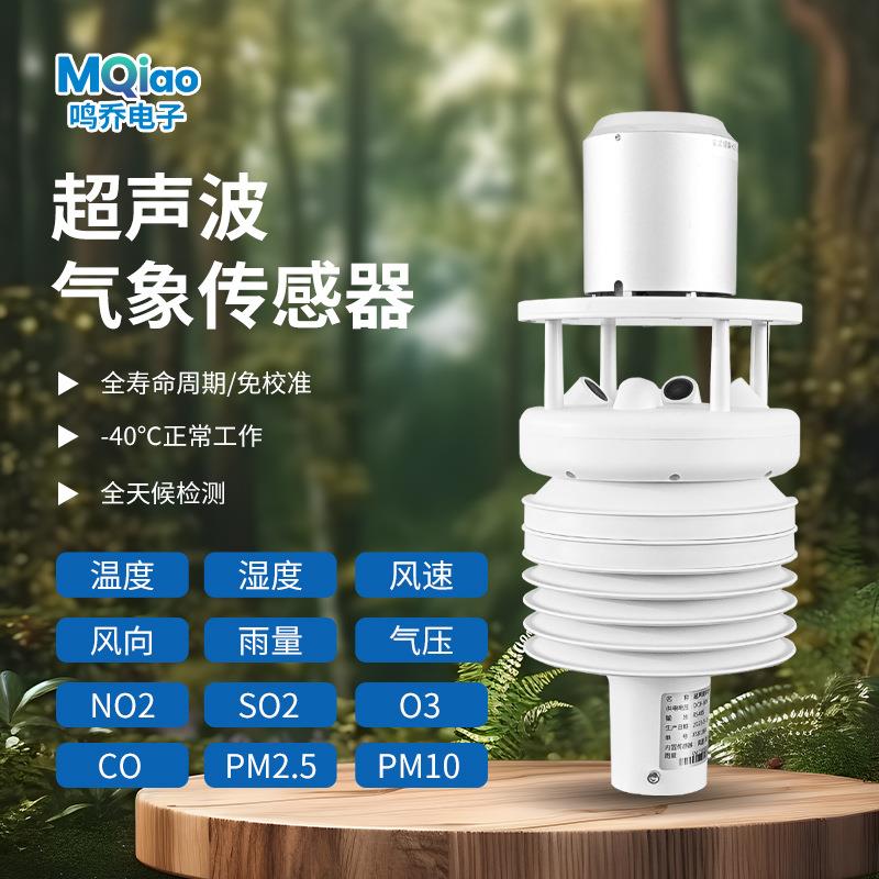 超声波微气象传感器智慧路灯户外温湿度环境监测站多要素集成