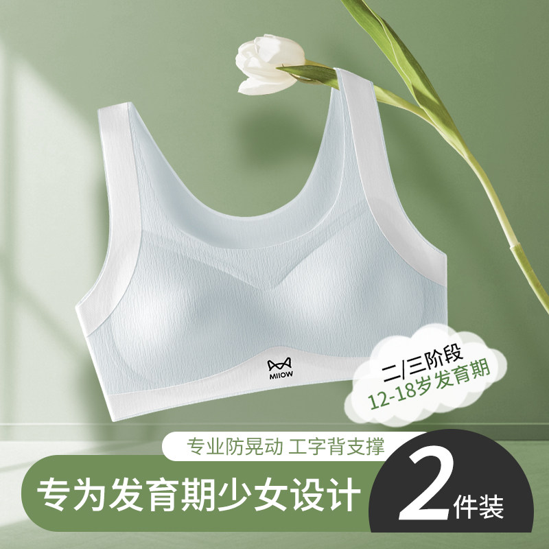 猫人少女文胸A类抗菌二三阶段