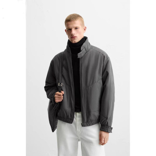 2025春季新款 男装 立领棉服夹克 8281326简约宽松棉衣外套