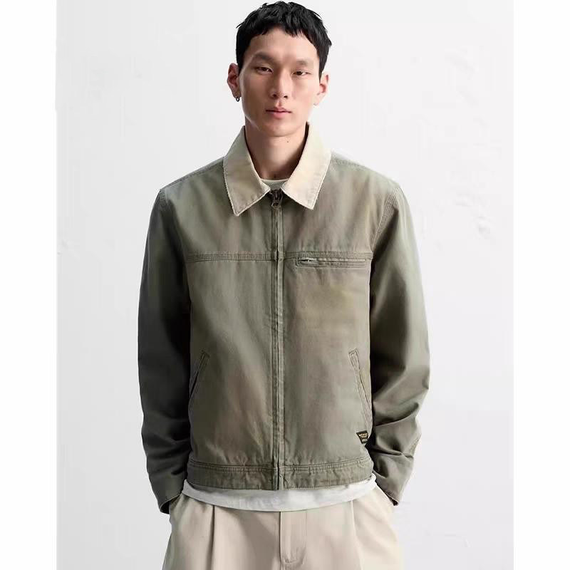 2025春冬季新品 男装 卡哈特水洗棉服舒适拉链夹克外套4575411