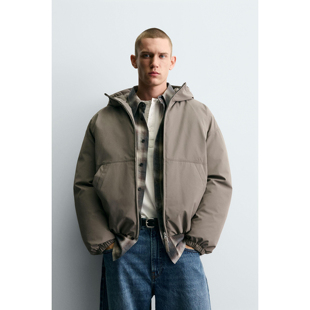 新品 冬季 男装 宽松科技面料棉服夹克外套 706 8281405 2025