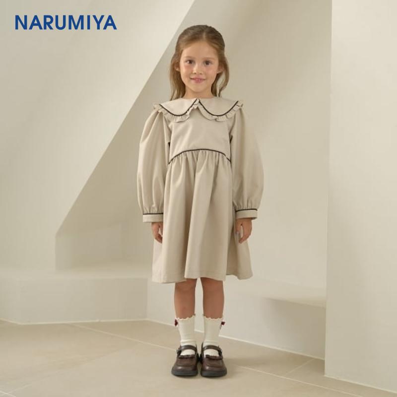 Lycee mine 【okajon】外衣领连衣裙【日本直邮】