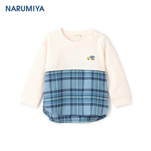 sense of wonder 拼接小工程车图案运动卫衣【日本直邮】