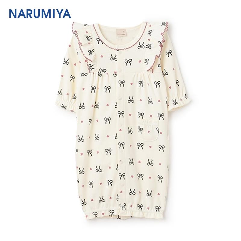 petit main 【有机】肩褶2way 连体衣