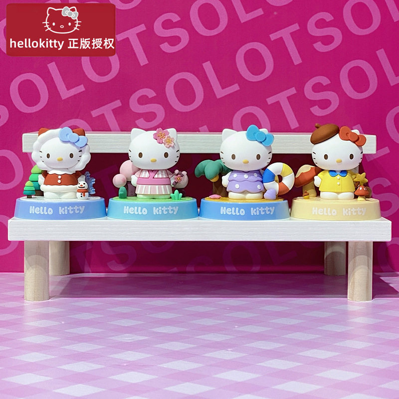 三丽鸥HelloKitty四季知香凯蒂猫摆件女室内车香薰盲盒圣诞节礼物