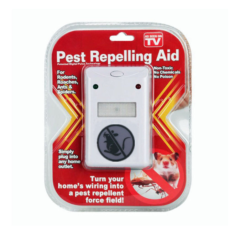 pest repelling aid超声波电子驱鼠器电磁波驱蚊虫鼠器外贸tv热销