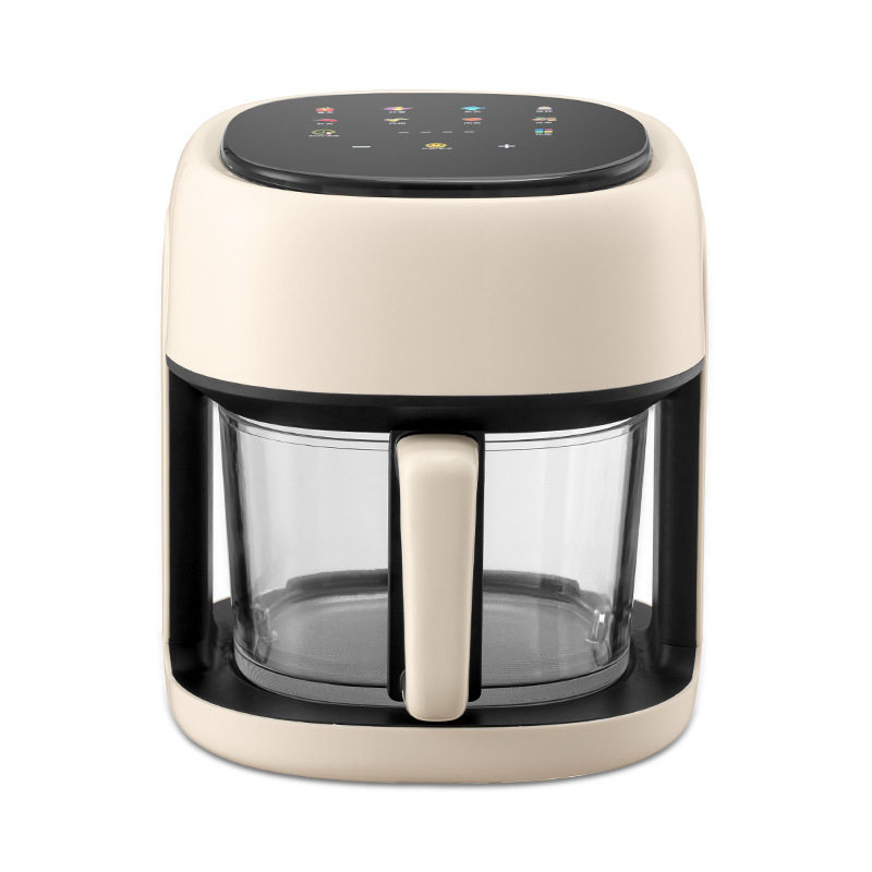 6L可视空气炸锅无油空炸玻璃款电炸锅多功能家用4.5智能Air fryer